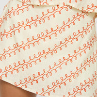 Adios Linen Blend Skort Multi