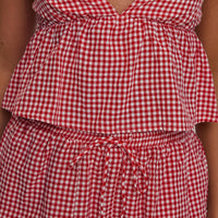 Lille Set Red Gingham