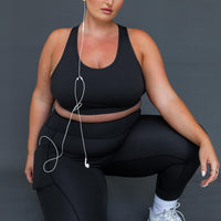 Achieve Activewear Leggings Black Curve