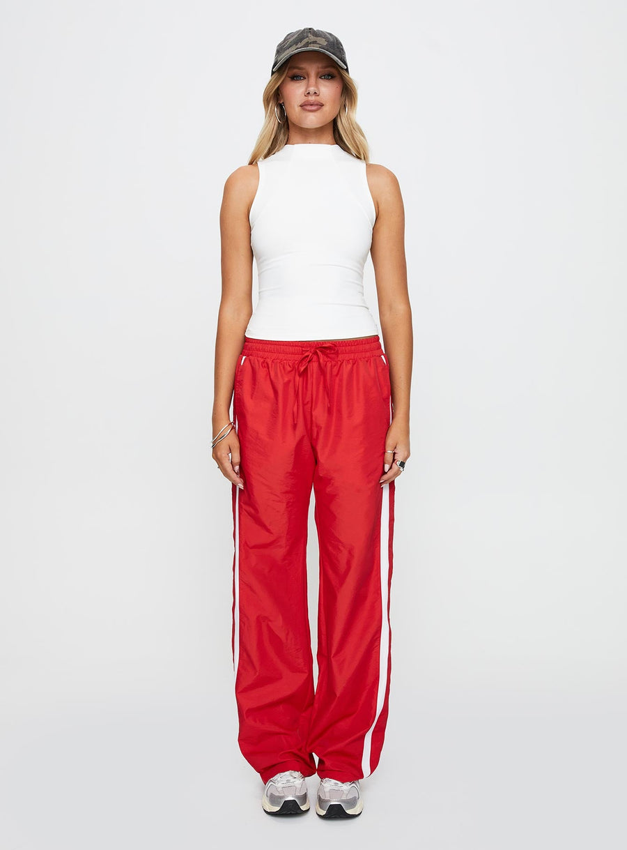 Keli Track Pants Red / White