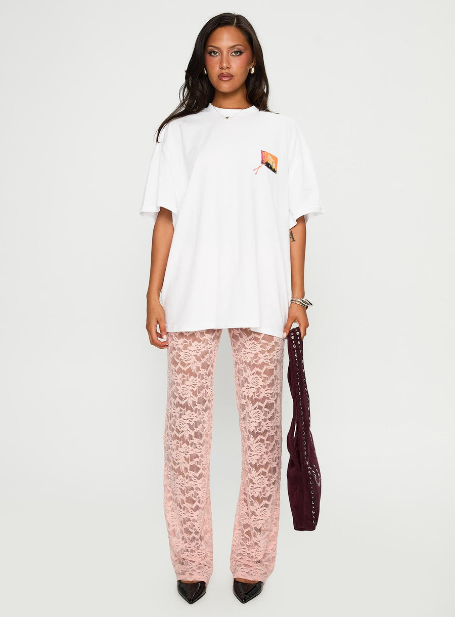 Peru Lace Pants Pink
