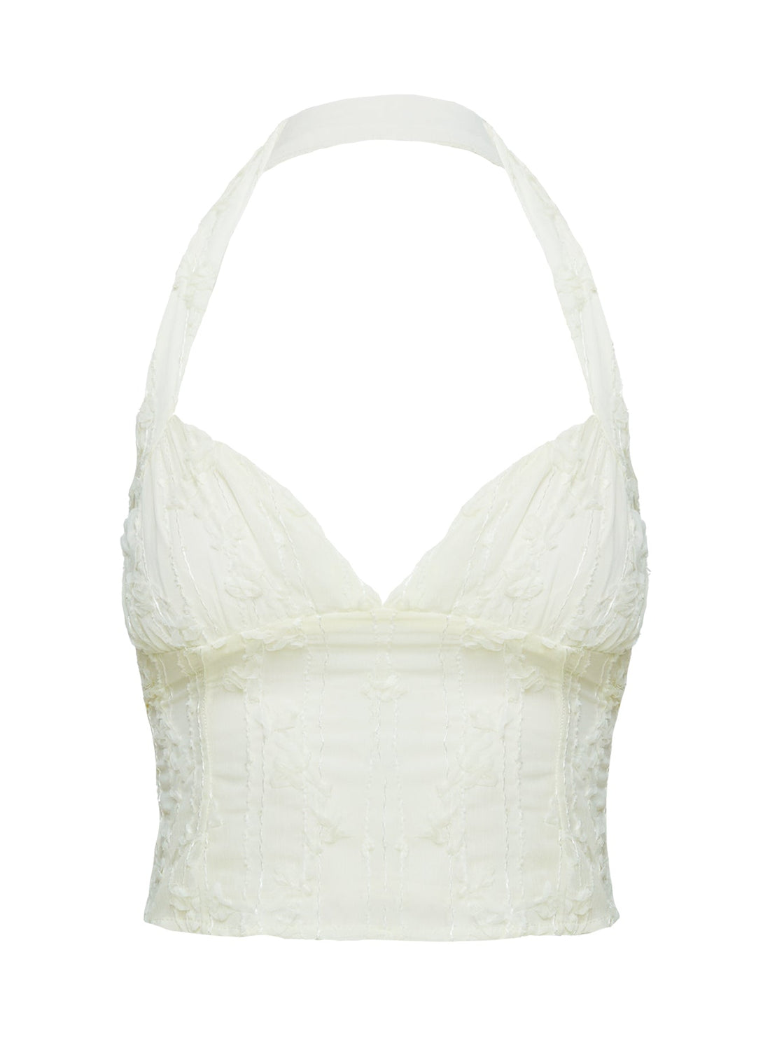 Aspyn Halter Top Yellow