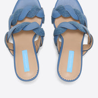 Dolly Heel Sandal in Chambray