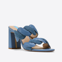 Dolly Heel Sandal in Chambray