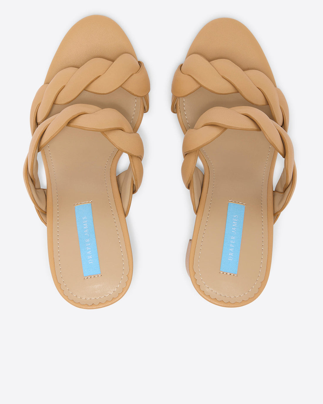 Dolly Heel Sandal in Natural