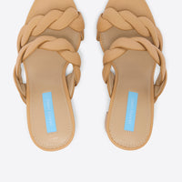 Dolly Heel Sandal in Natural