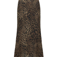 Eleganza Maxi Skirt Leopard