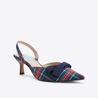 Tess Slingback in Georgia Plaid