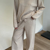 Quin Knit Sweater Beige