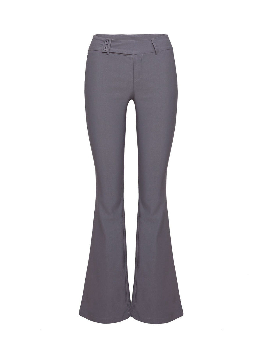 Kinkirk Flared Pants Grey Tall