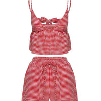Lille Set Red Gingham