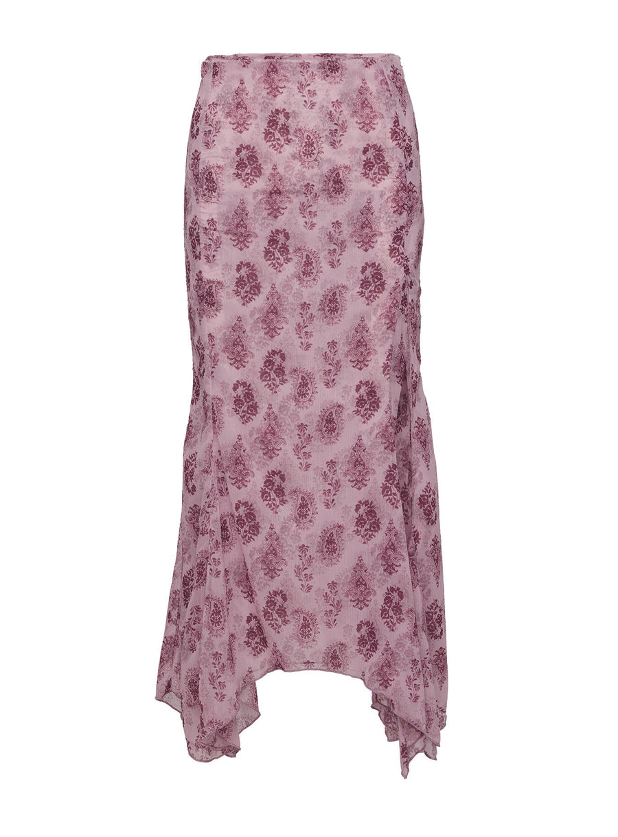 Nikolise Maxi Skirt Purple Petite