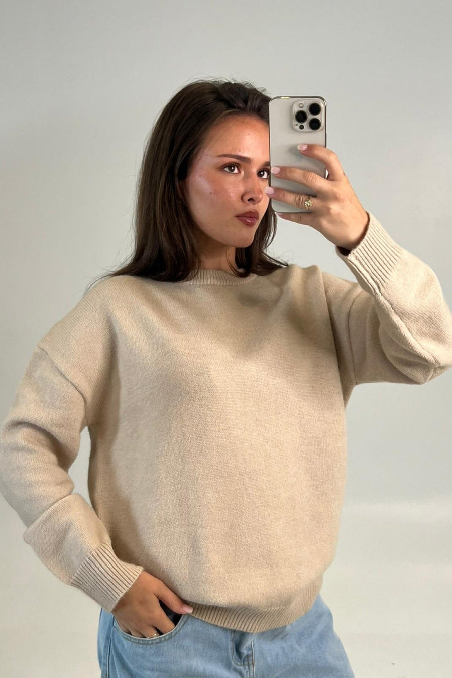 Shanice Knit Beige