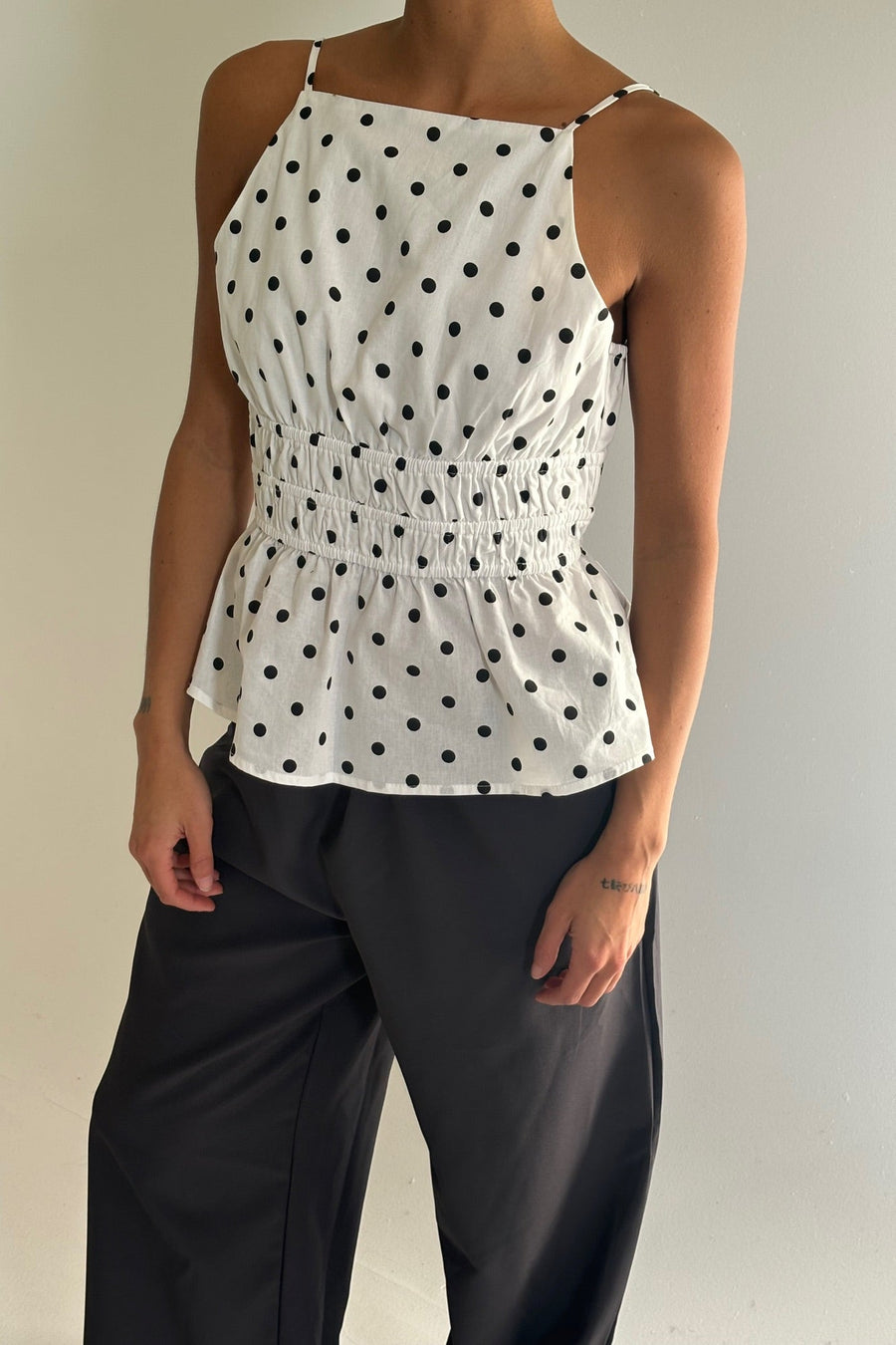 Eloise Top Black/White