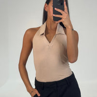 Elio Bodysuit Beige