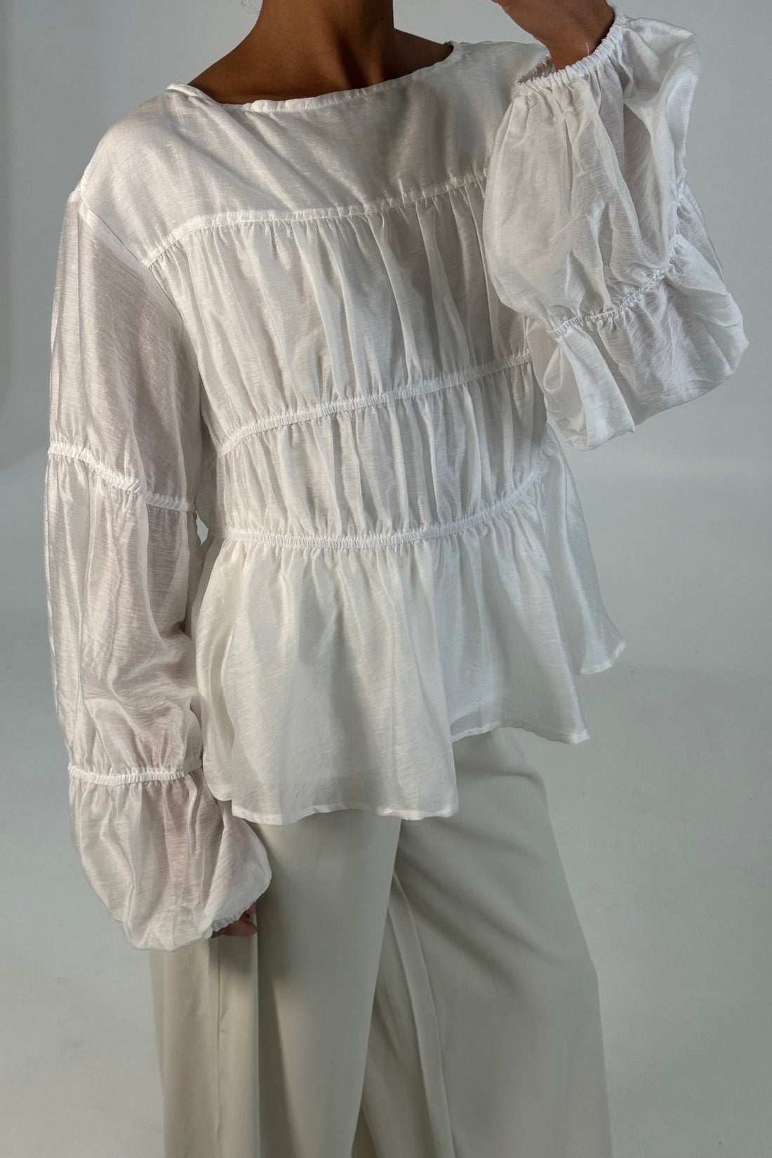 Jemimah Top White