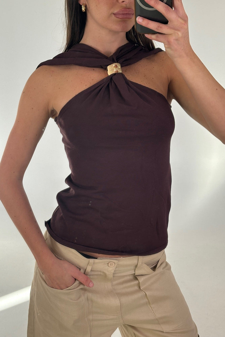 Cleo Top Chocolate