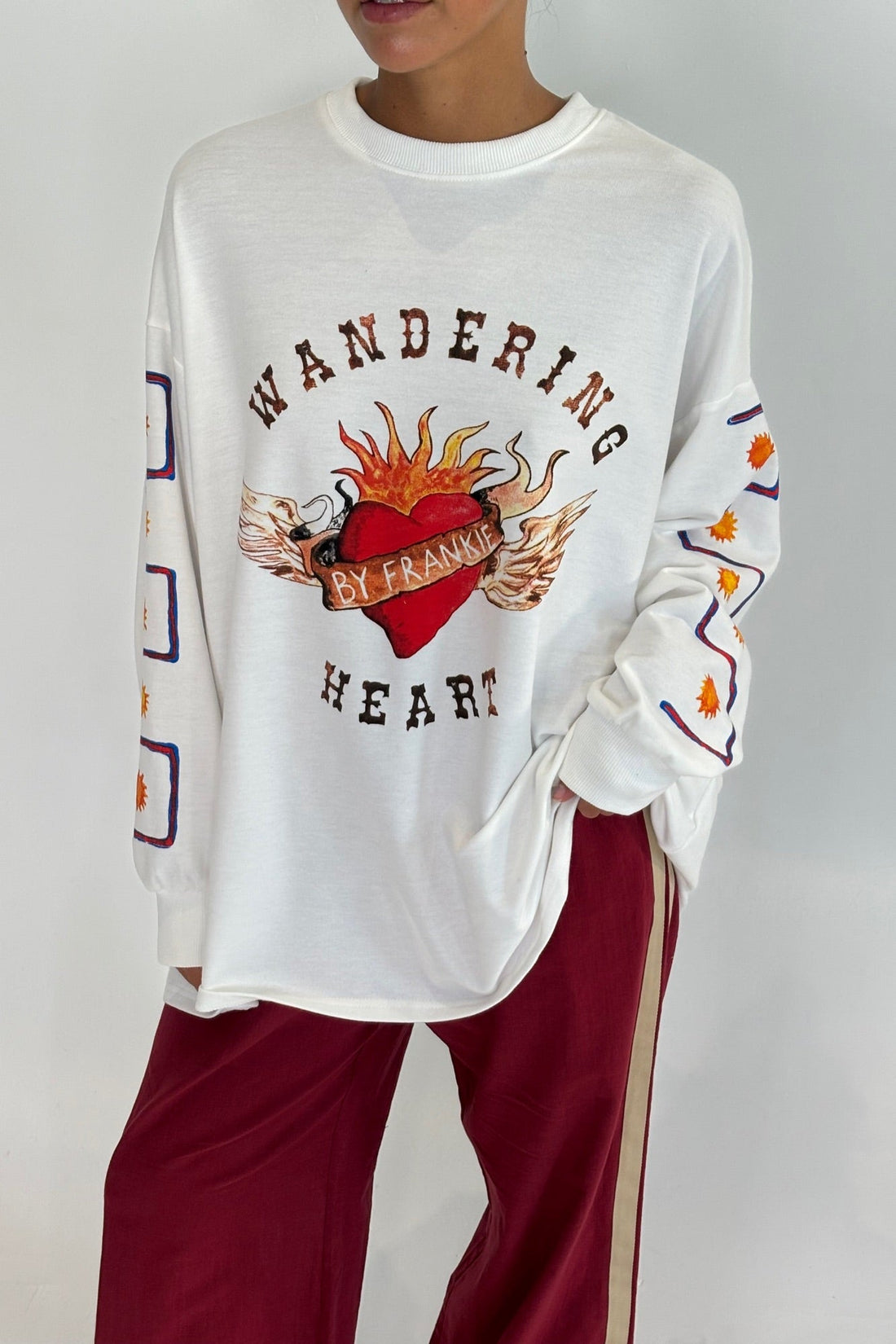 Wandering Hearts Top White