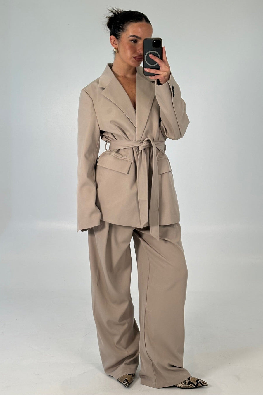 Vance Blazer Pebble