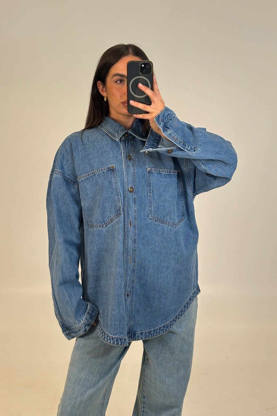Marcy Shacket Blue