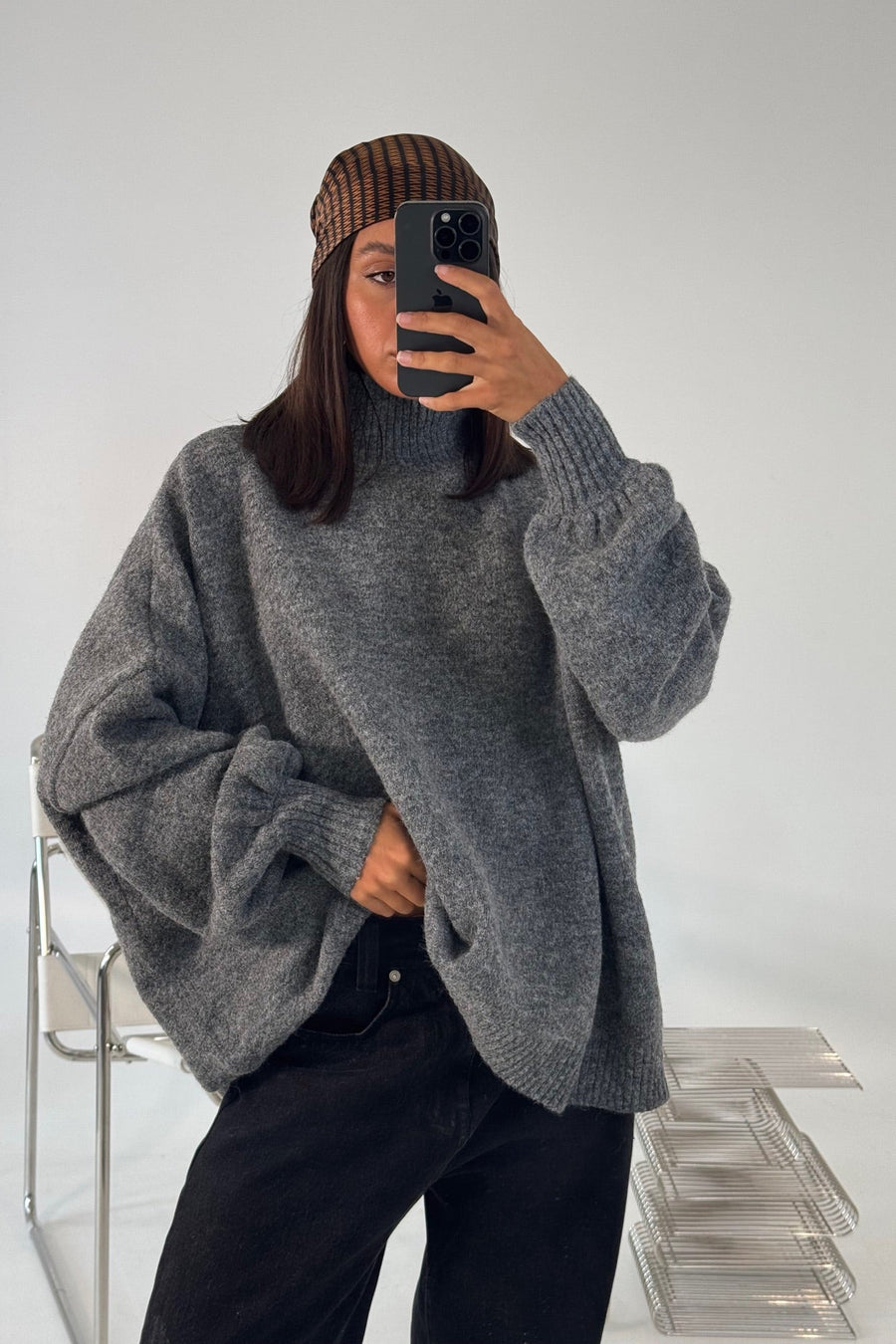 Pamela Knit Dark Grey