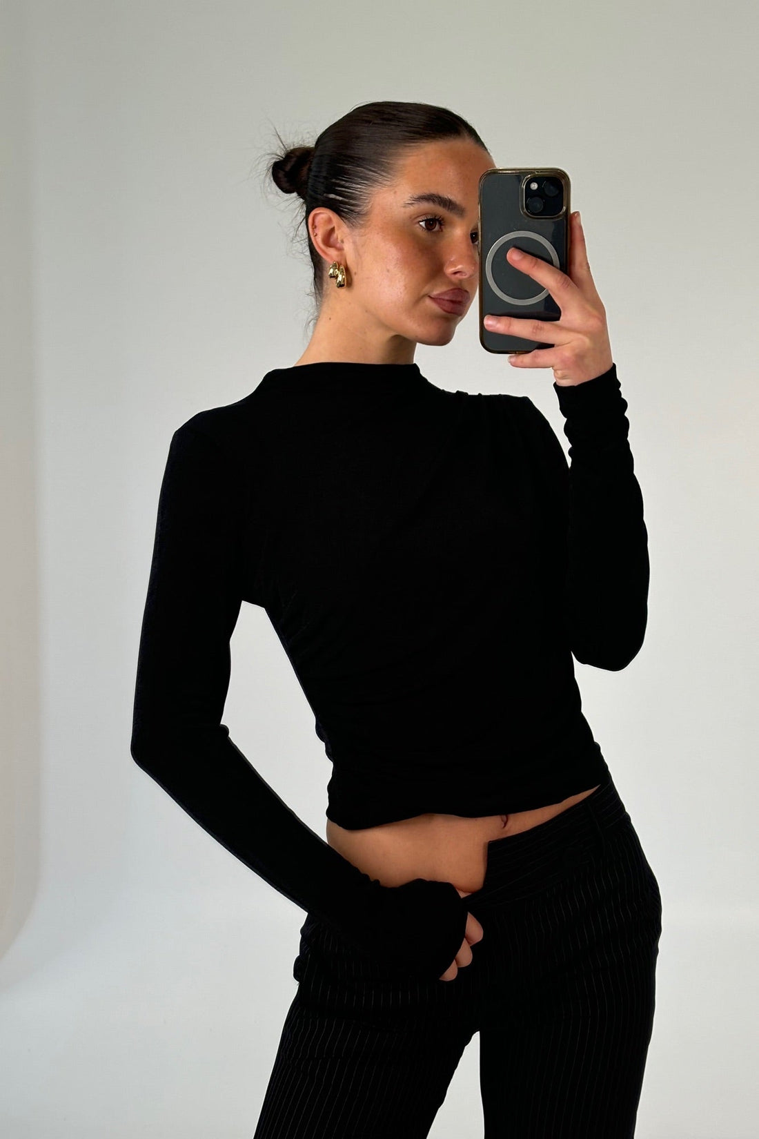 Jelani Long Sleeve Black