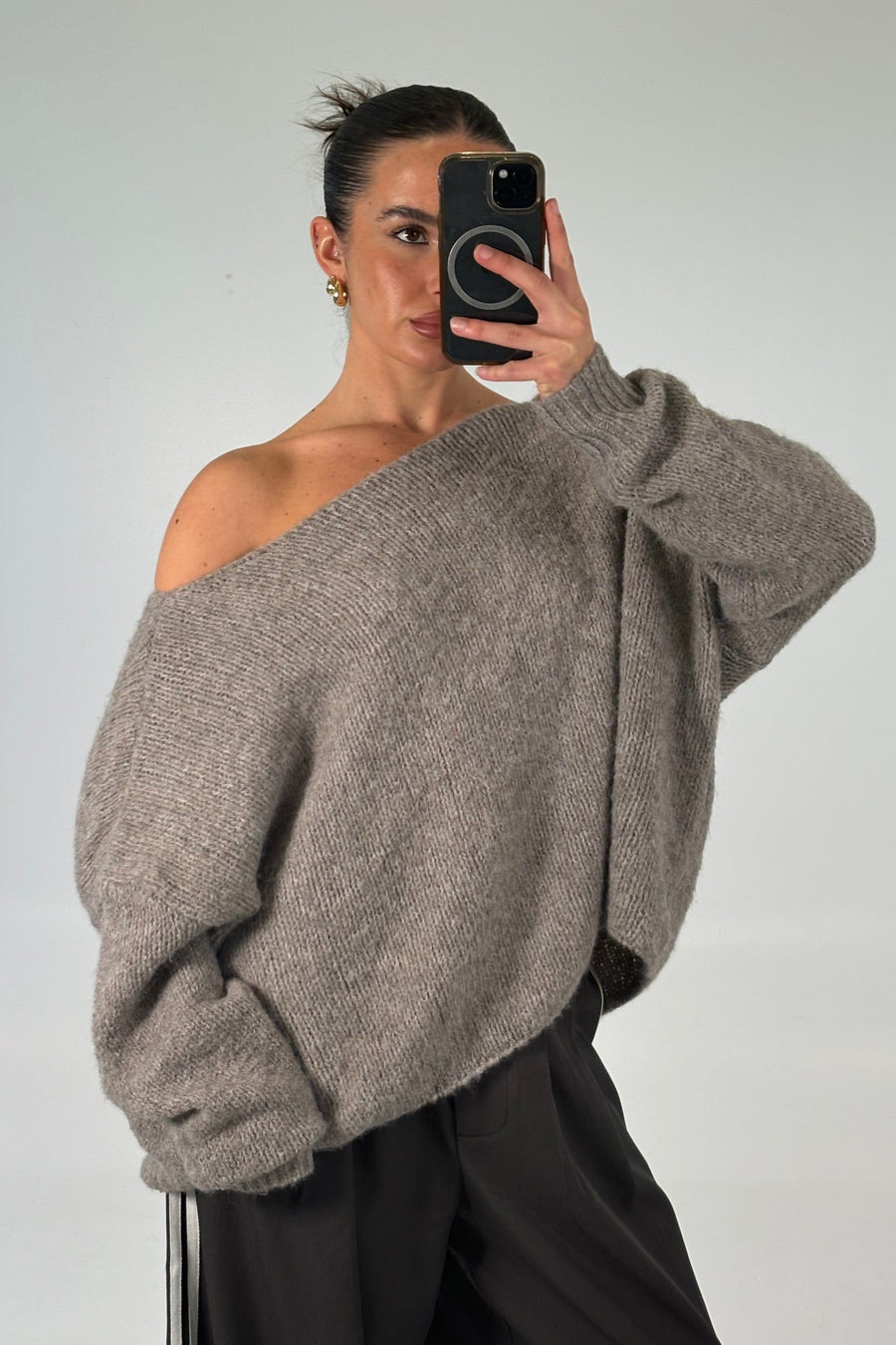 Louise Knit Mocha
