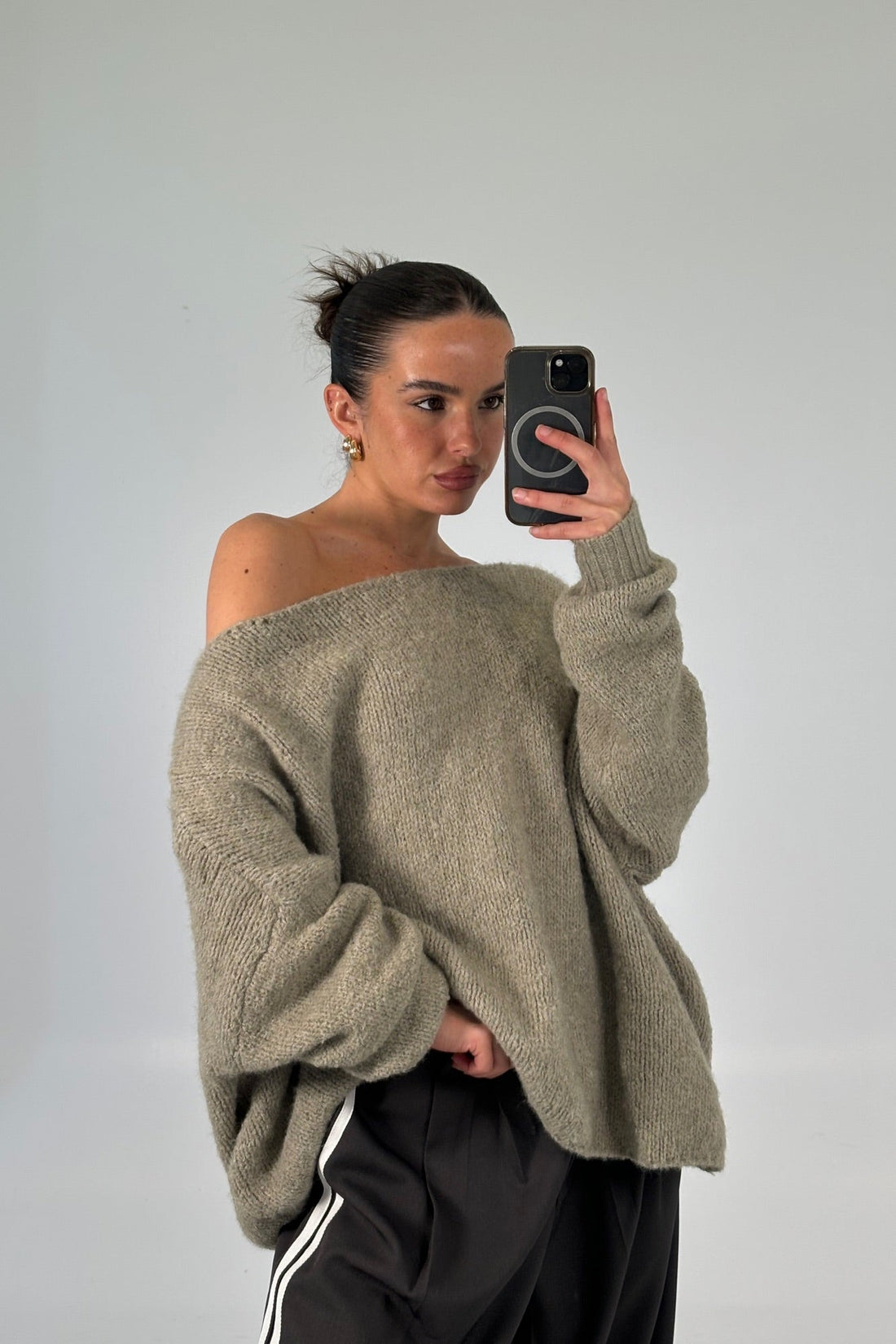 Louise Knit Olive