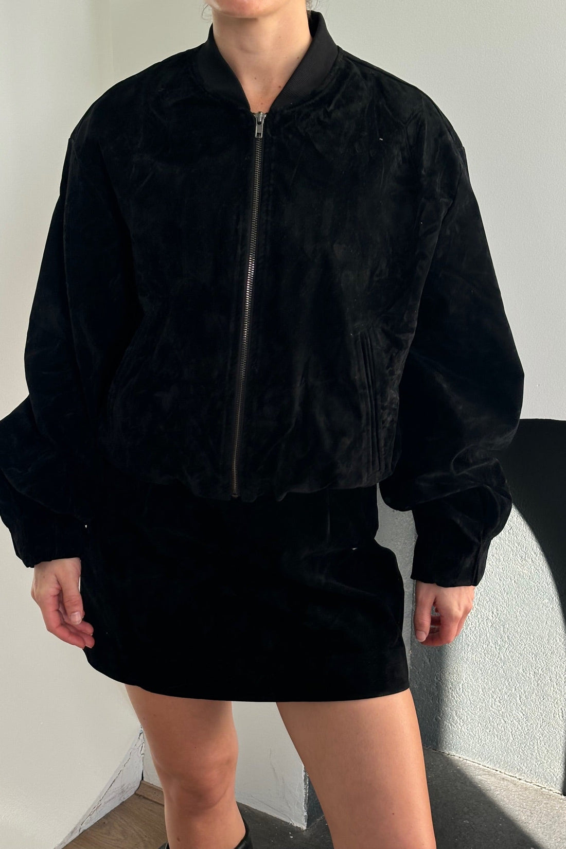 Clara Bomber Black