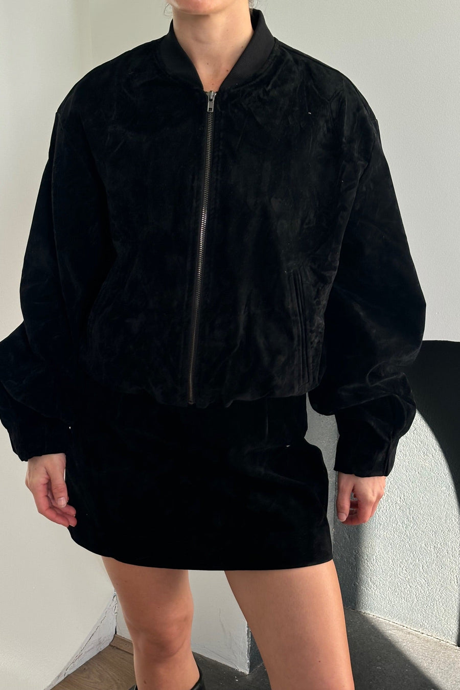 Clara Bomber Black