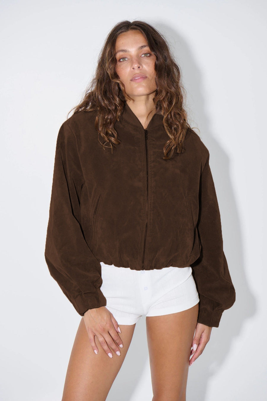 Clara Bomber Chocolate