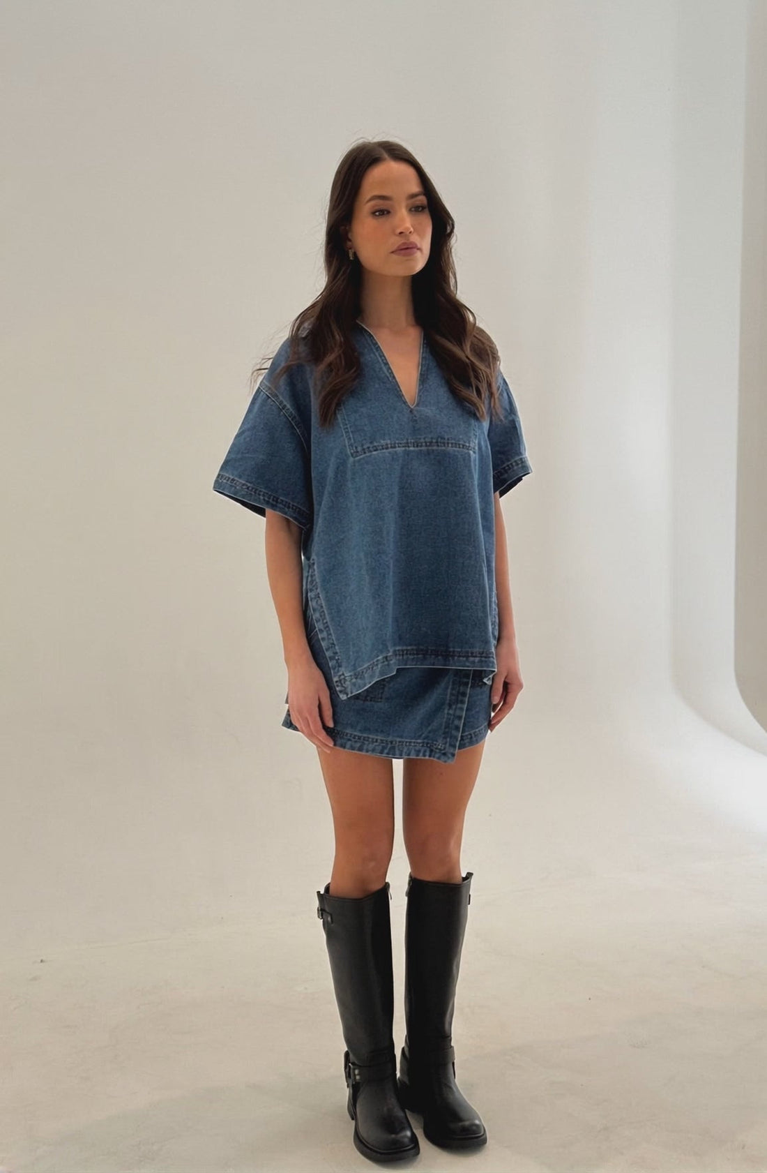 Rosemary Denim Shirt Blue
