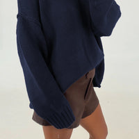Nikova Knit Jumper Navy