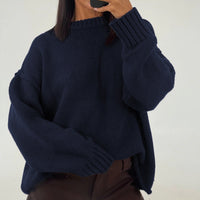 Nikova Knit Jumper Navy